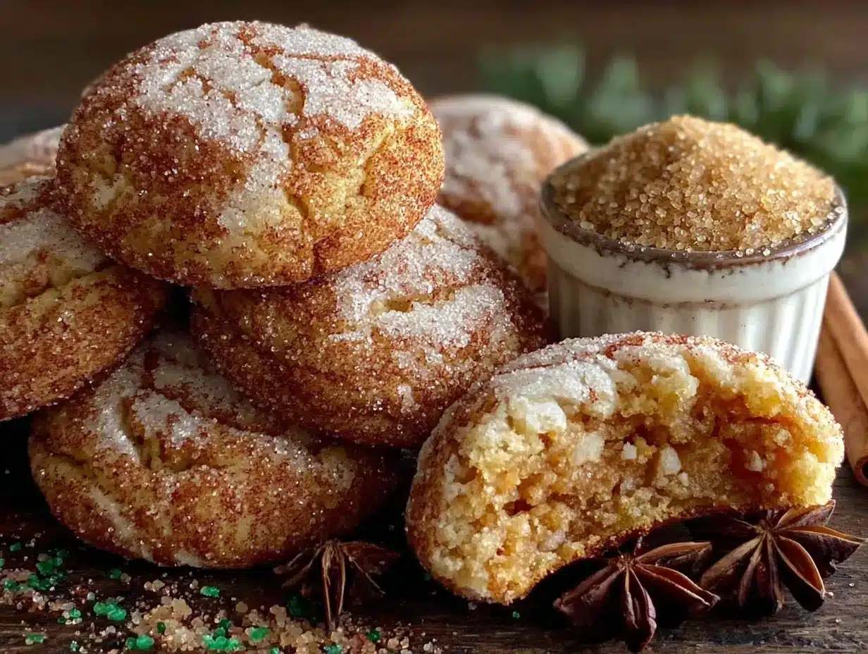 chewy gingerbread snickerdoodle cookies preparation steps