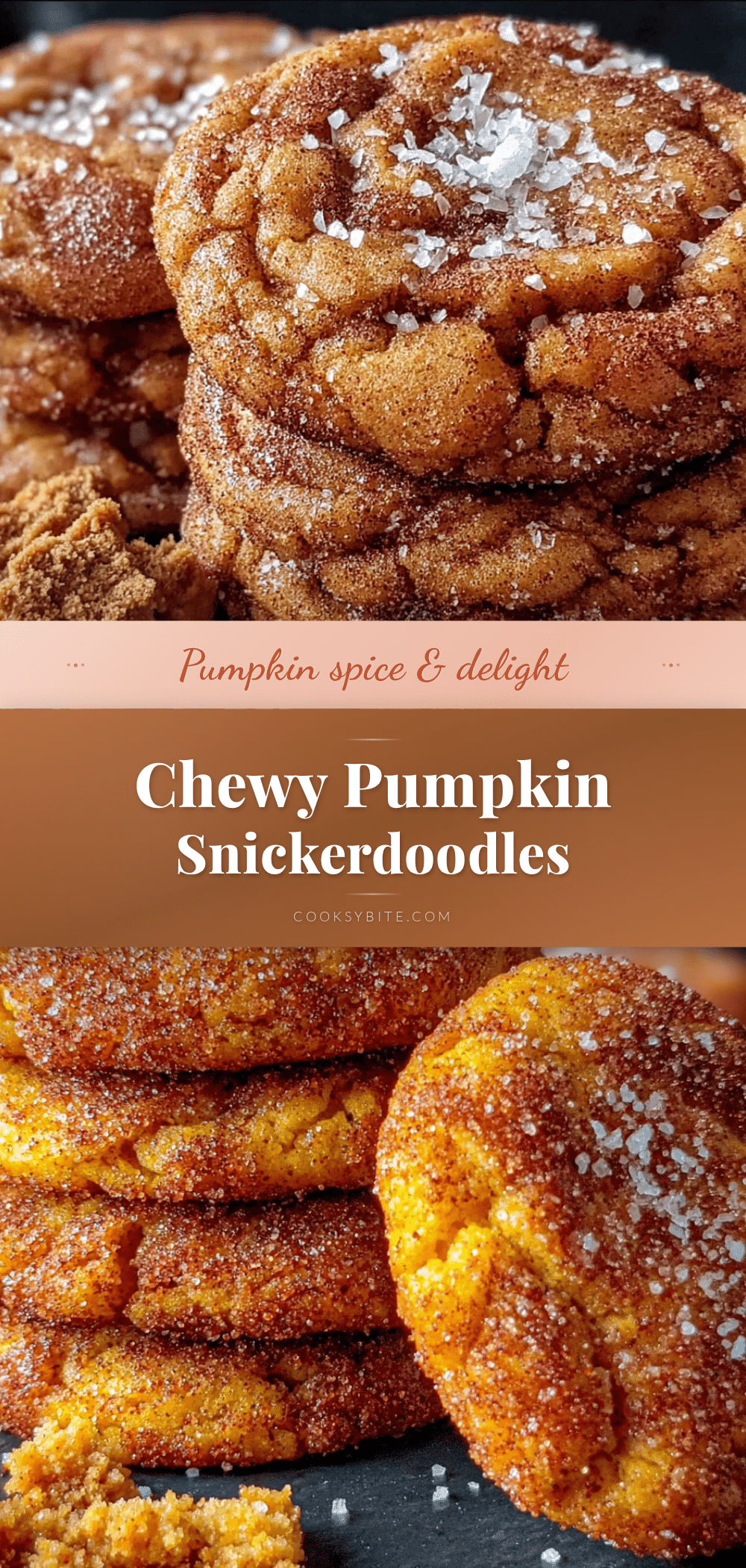 chewy pumpkin snickerdoodles recipe