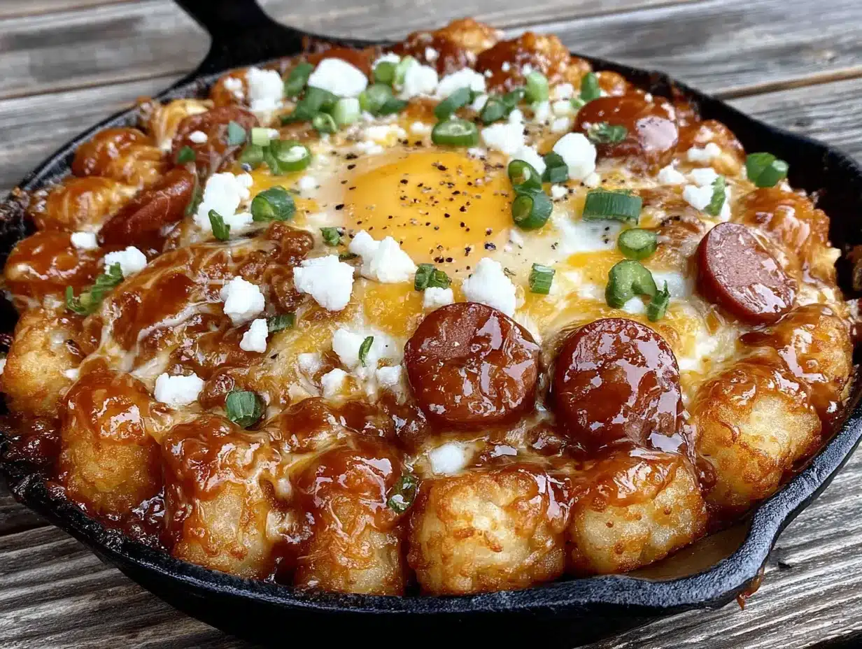 chili cheese dog breakfast casserole preparation steps