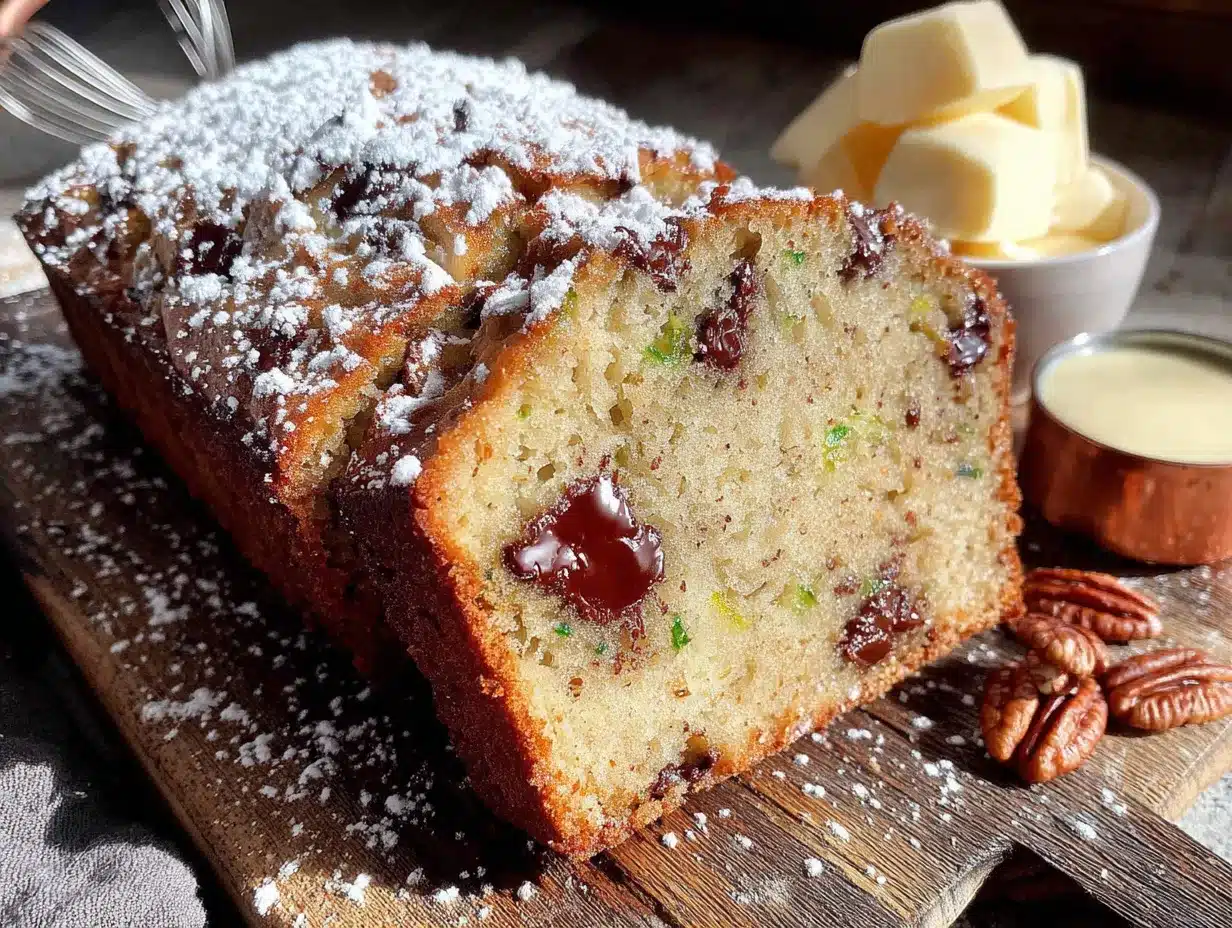 chocolate chip zucchini bread preparation steps