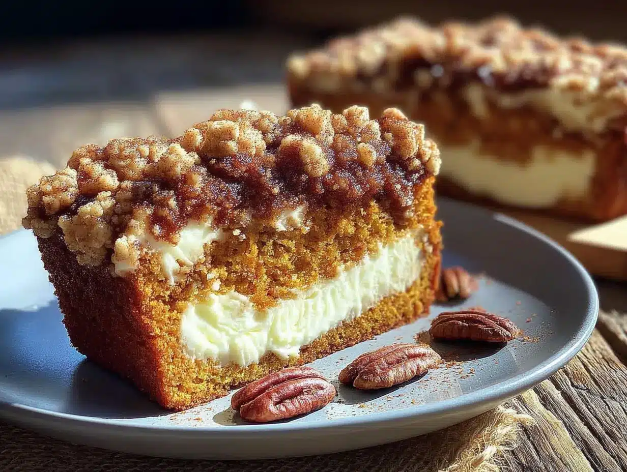 cinnamon streusel pumpkin bread preparation steps