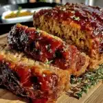 classic homestyle meatloaf with brown sugar glaze - featured image
