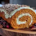 classic pumpkin roll with cream cheese filling - featured image