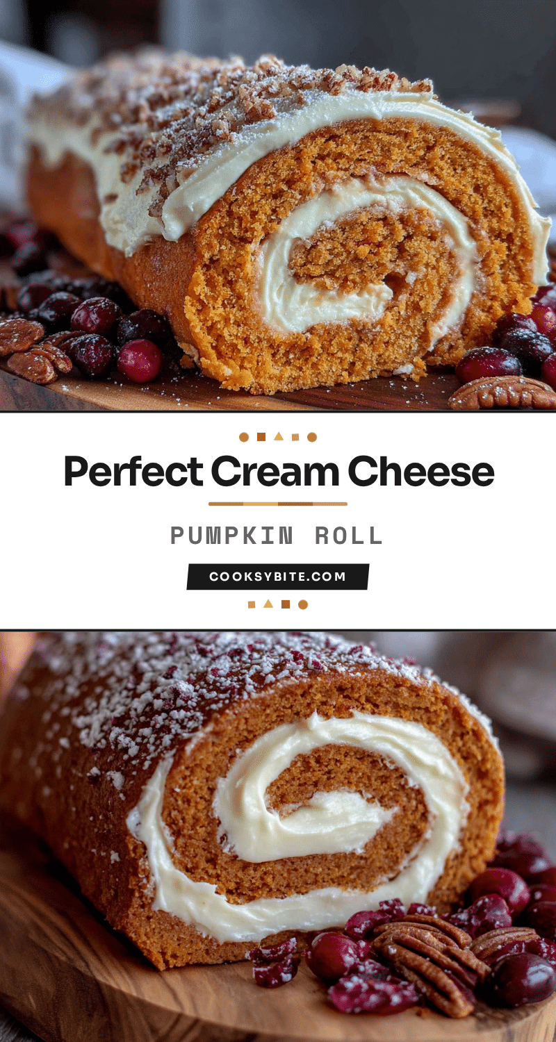 classic pumpkin roll with cream cheese filling recipe