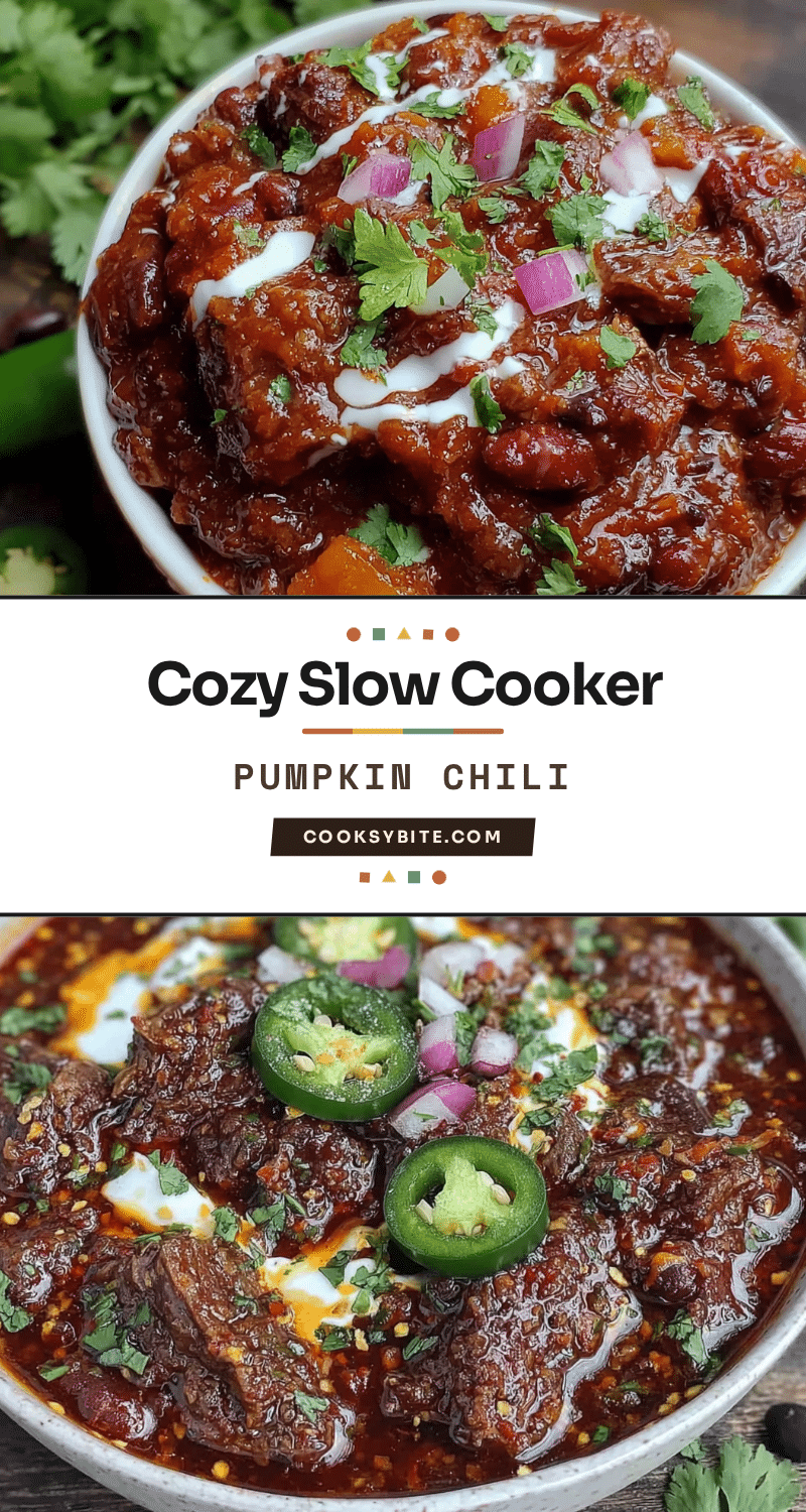 cozy crockpot chili with pumpkin and black beans recipe