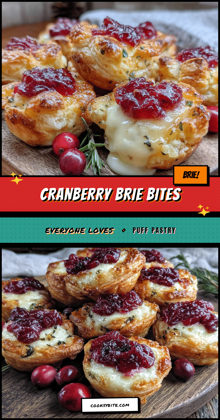 cranberry brie bites recipe