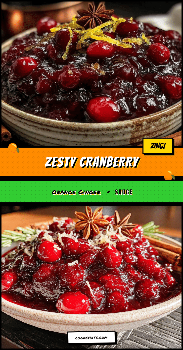 cranberry orange sauce with ginger recipe