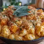 creamy butternut squash mac and cheese - featured image