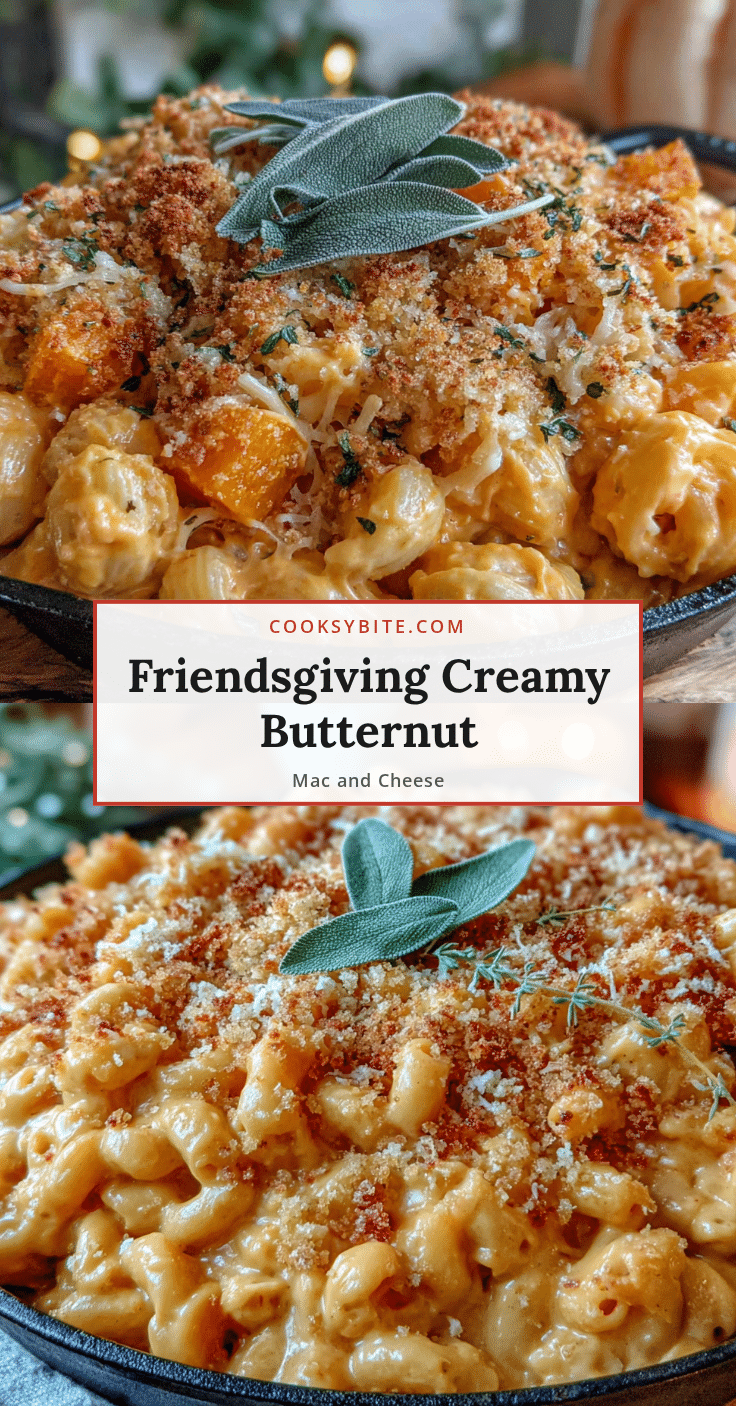 creamy butternut squash mac and cheese recipe