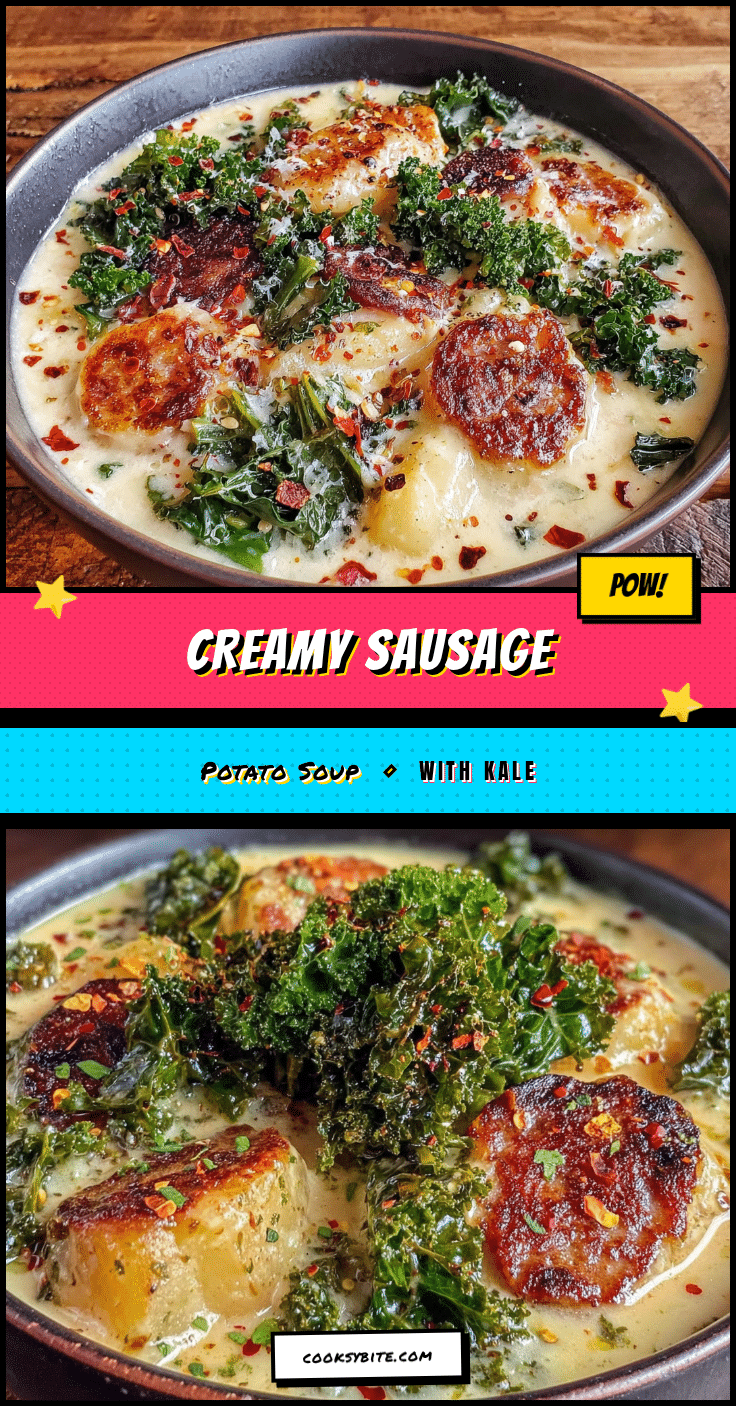 creamy sausage and potato soup with kale recipe