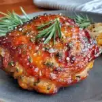 crispy air fryer chicken thighs - featured image