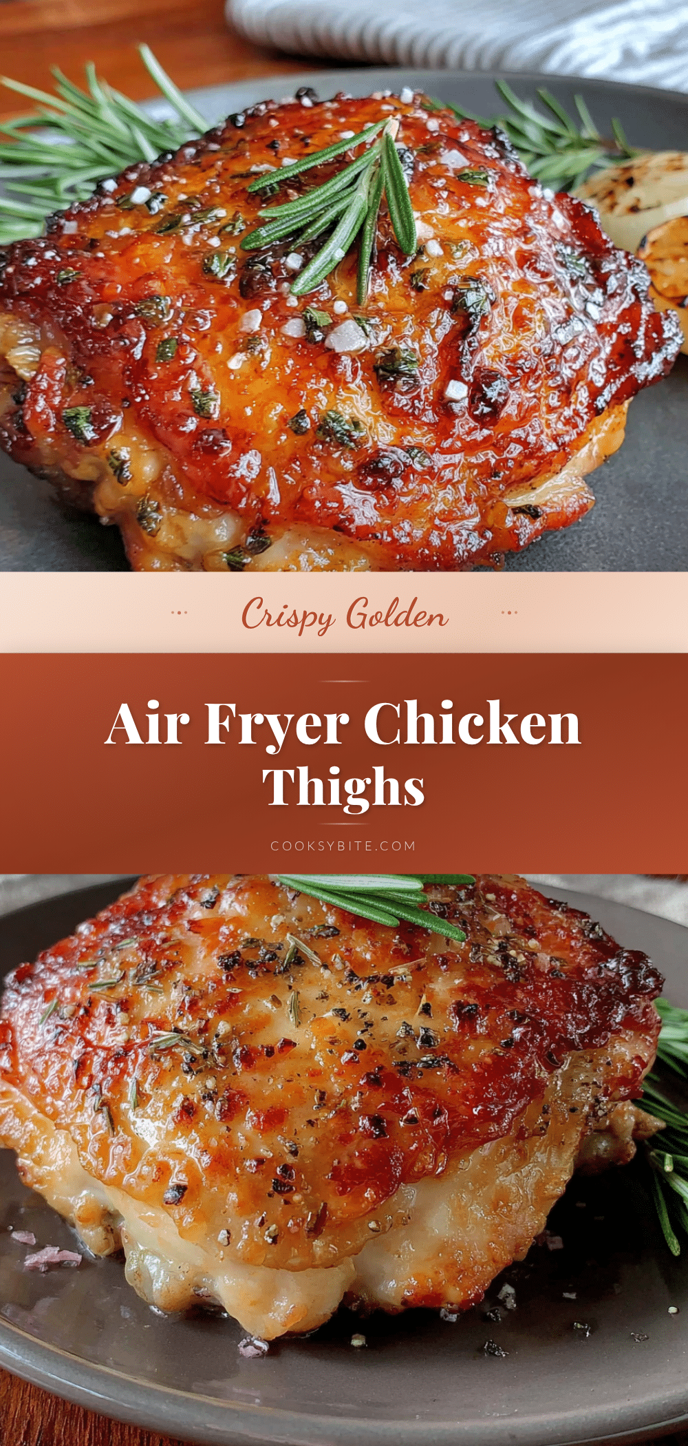 crispy air fryer chicken thighs recipe