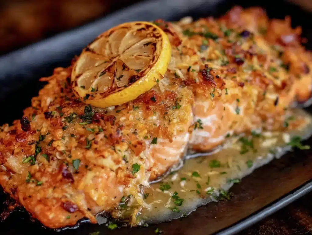 crispy air fryer salmon - featured image