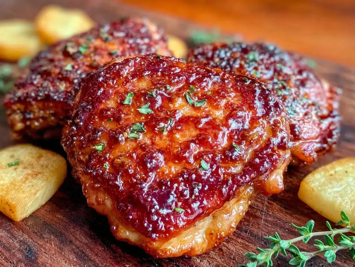 crispy baked chicken thighs preparation steps