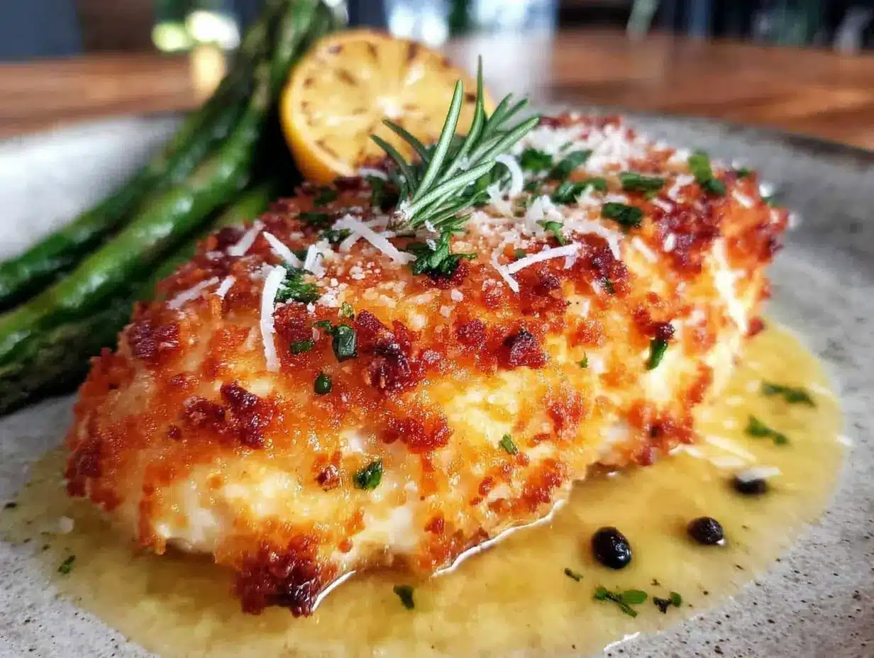 crispy baked parmesan crusted chicken preparation steps