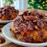 crockpot sweet potato casserole with pecan crumble - featured image