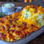 easy cheesy chicken and rice casserole - featured image