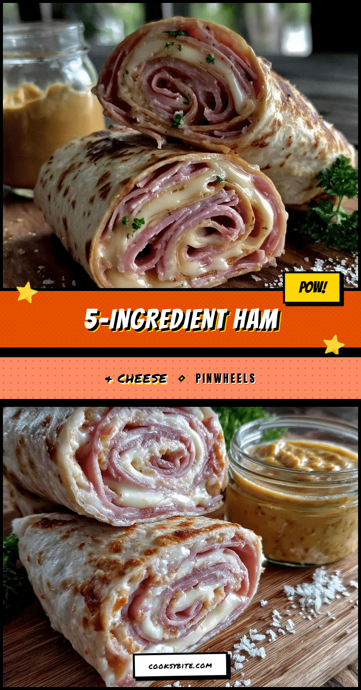 easy ham and cheese pinwheels recipe