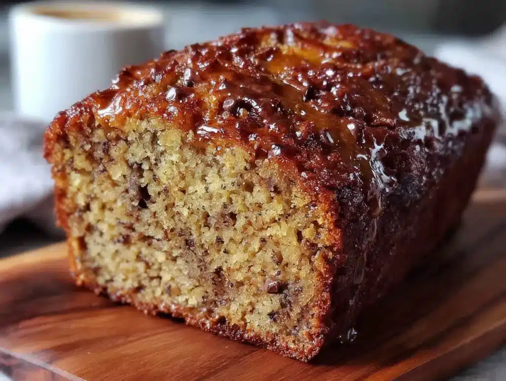 easy one-bowl banana bread - featured image