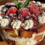 Easy Red White and Blue Berry Trifle for Labor Day - featured image