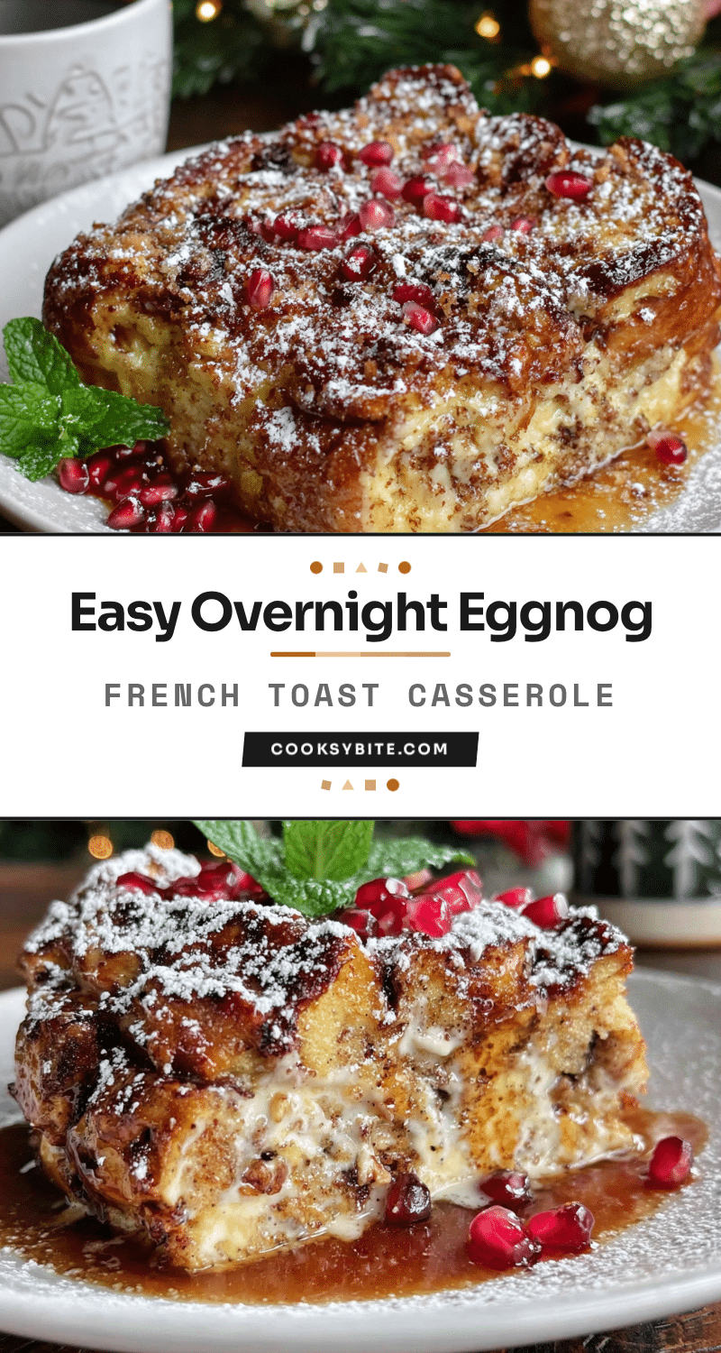 egg nog french toast casserole recipe
