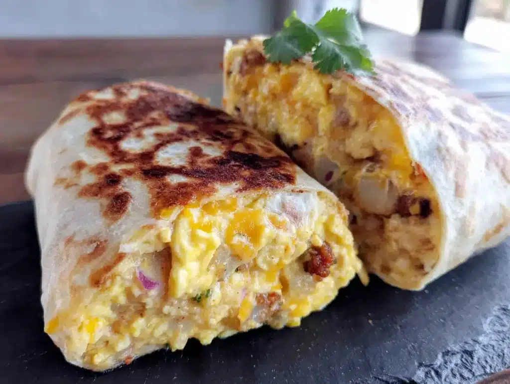 freezer-friendly breakfast burritos - featured image