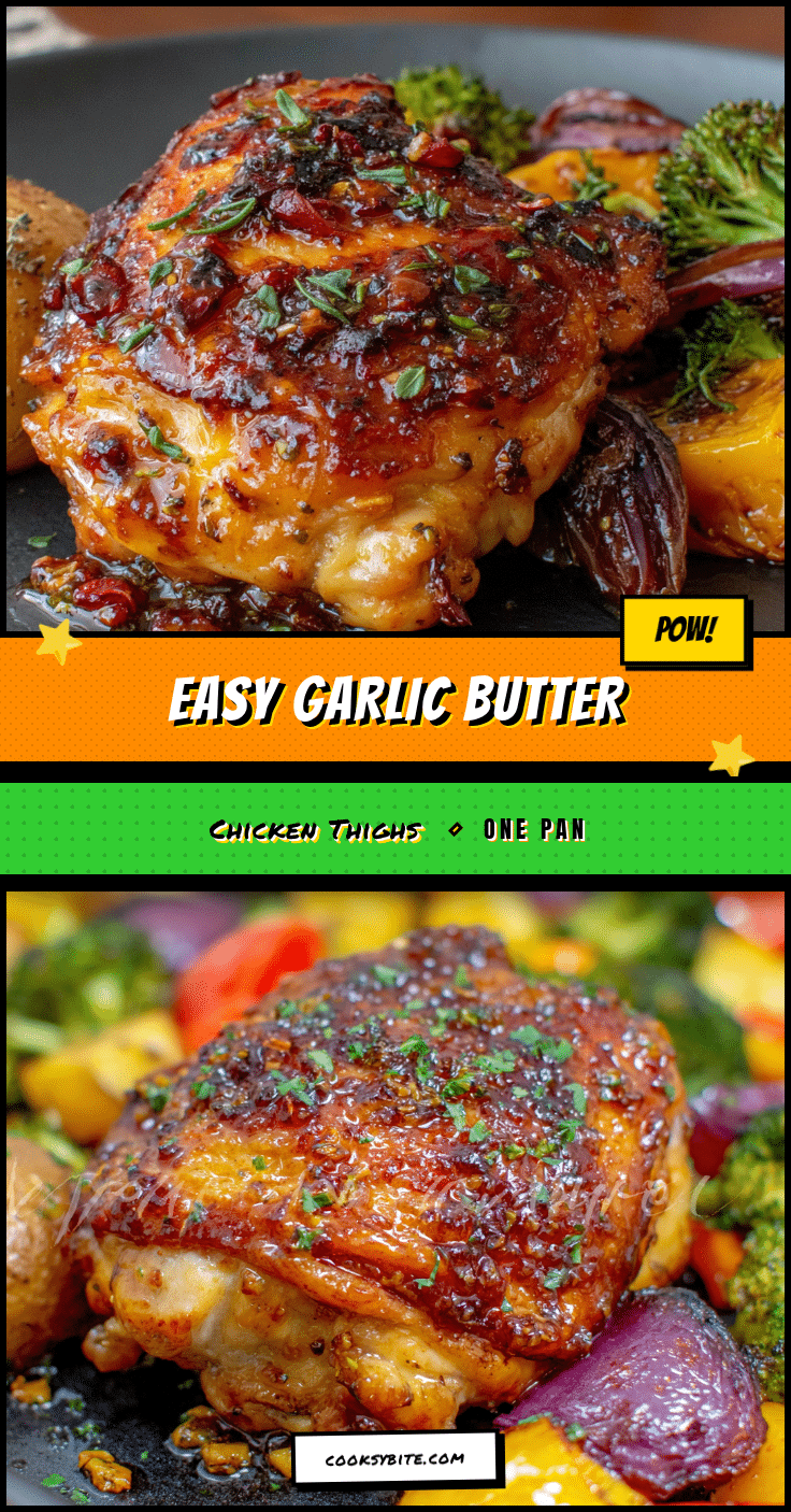 garlic butter chicken thighs recipe