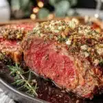 garlic herb prime rib - featured image
