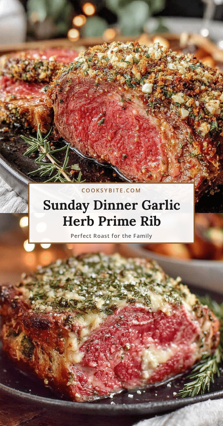 garlic herb prime rib recipe