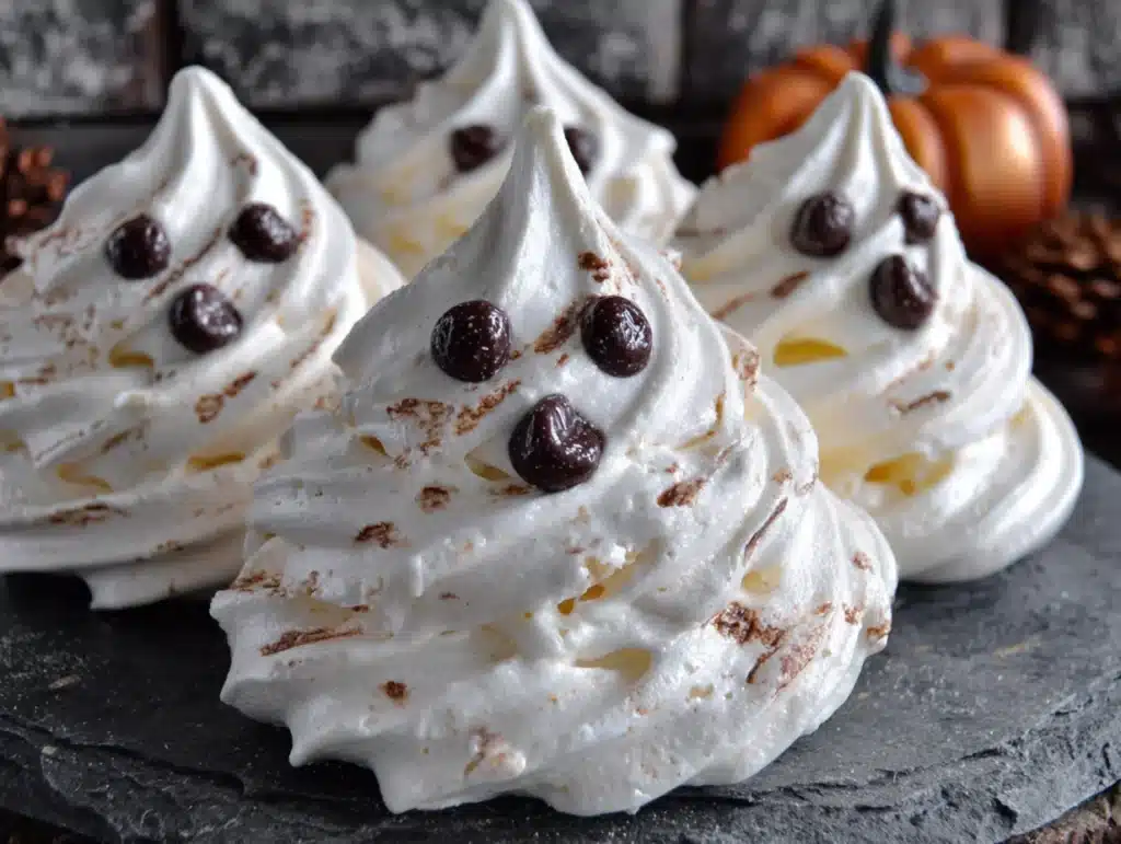 ghost meringue cookies - featured image
