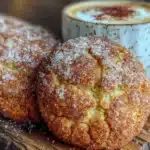 gingerbread latte snickerdoodle cookies - featured image