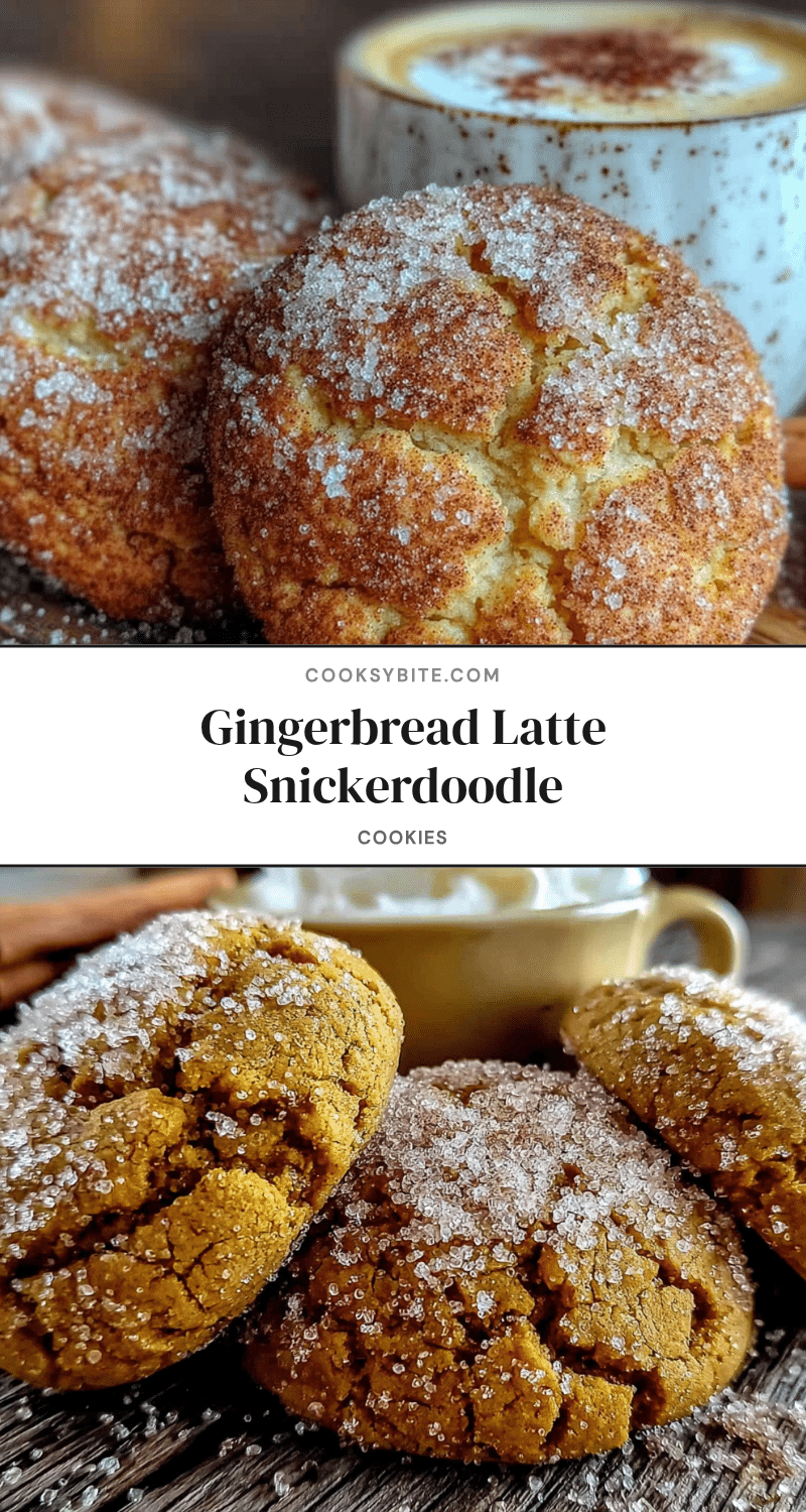 gingerbread latte snickerdoodle cookies recipe