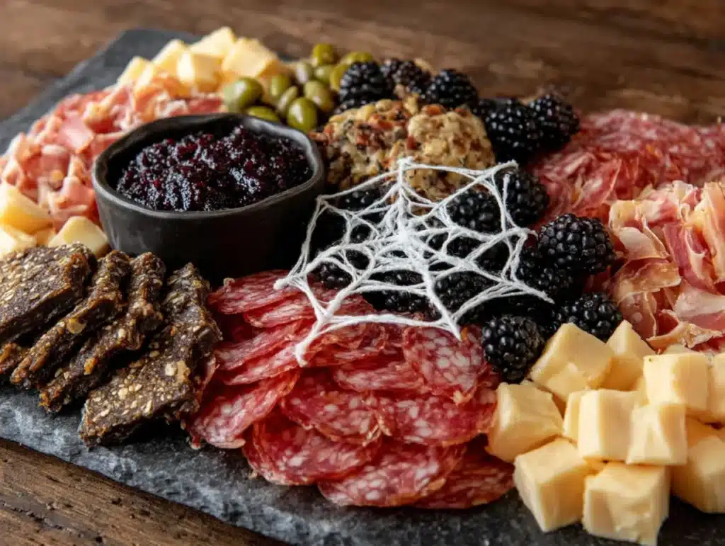 halloween charcuterie board - featured image