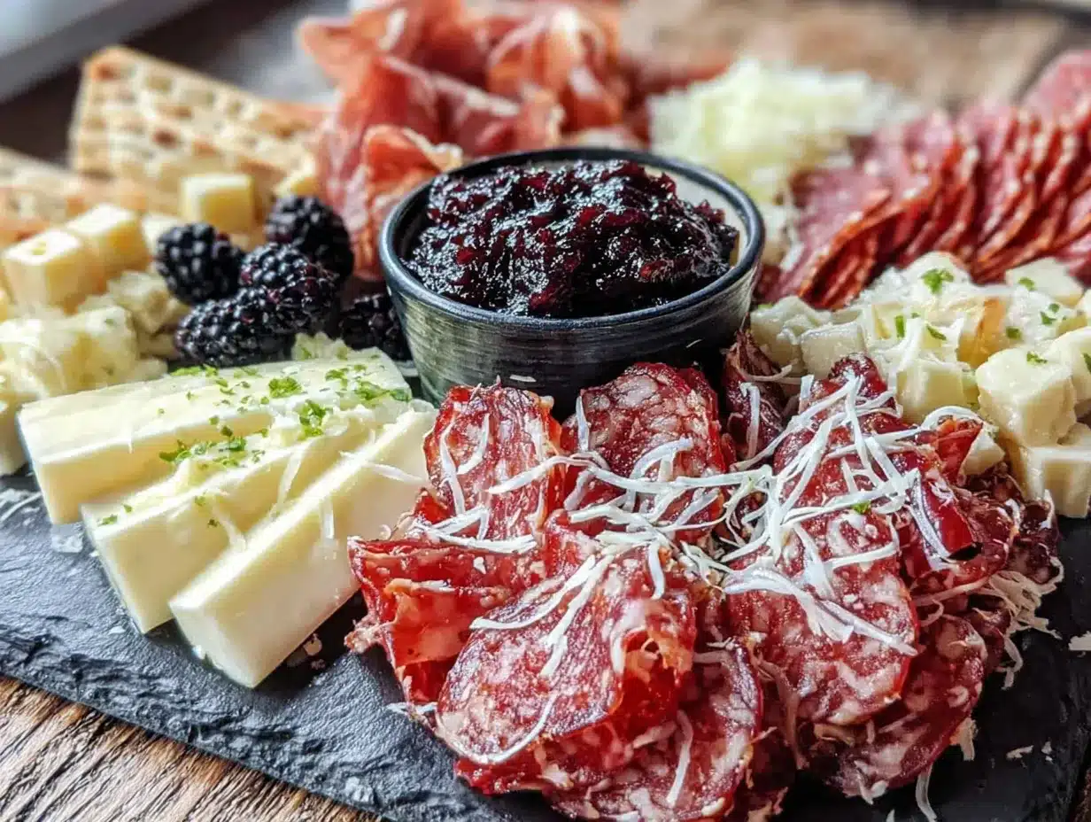 halloween charcuterie board preparation steps