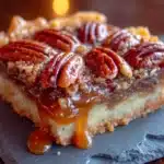 Maple Bourbon Pecan Pie Bars - featured image
