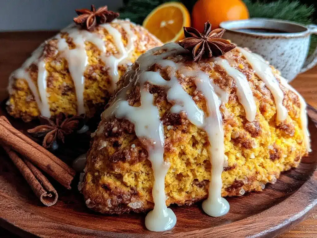 maple pumpkin scones - featured image
