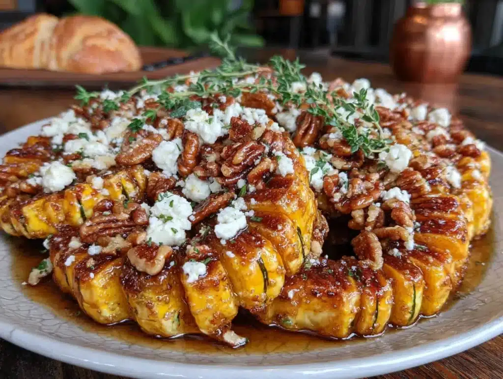 maple roasted delicata squash - featured image