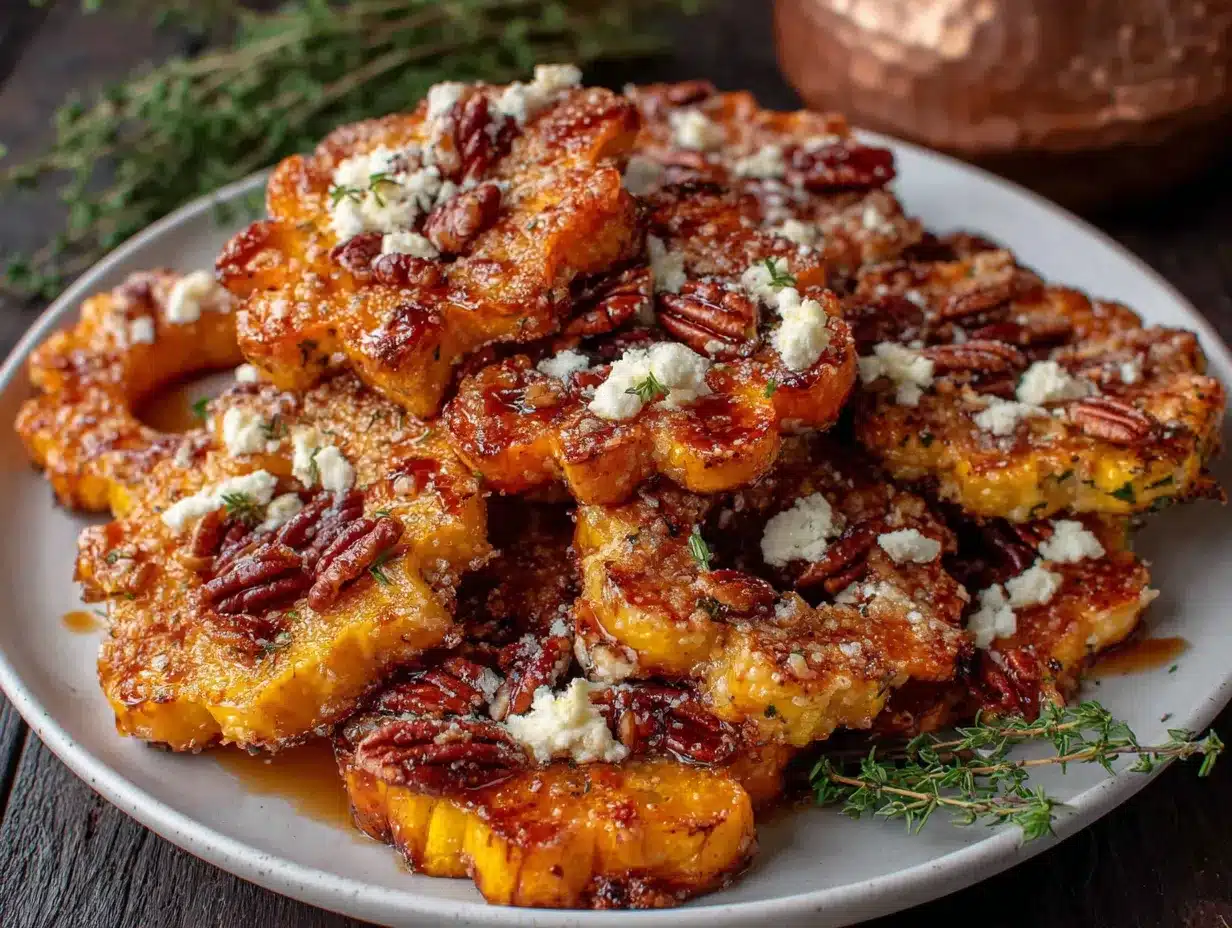 maple roasted delicata squash preparation steps