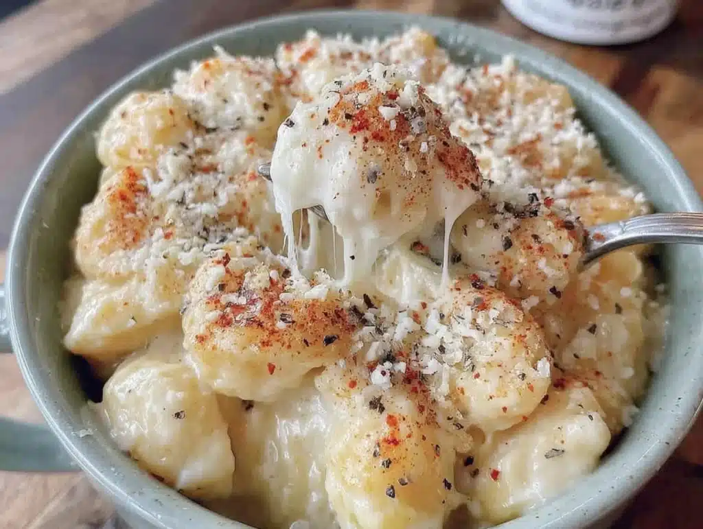 microwave mac and cheese in a mug - featured image