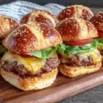 mini cheeseburger sliders - featured image