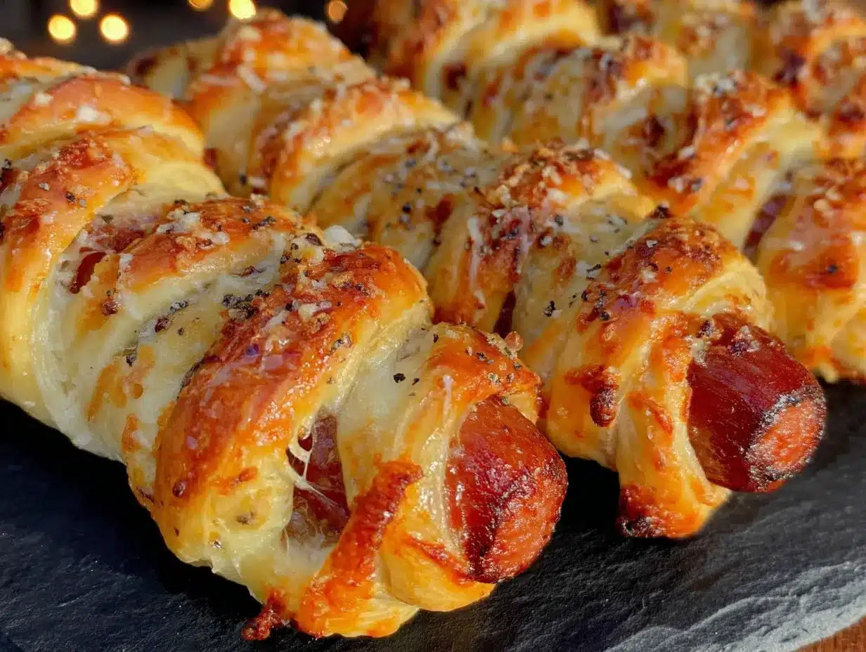 mummy hot dogs recipe preparation steps
