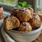 no-bake peanut butter protein balls - featured image