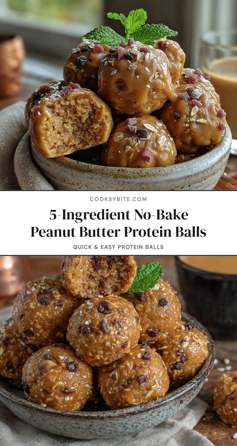 no-bake peanut butter protein balls recipe