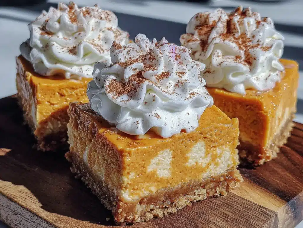 no-bake pumpkin cheesecake bars - featured image
