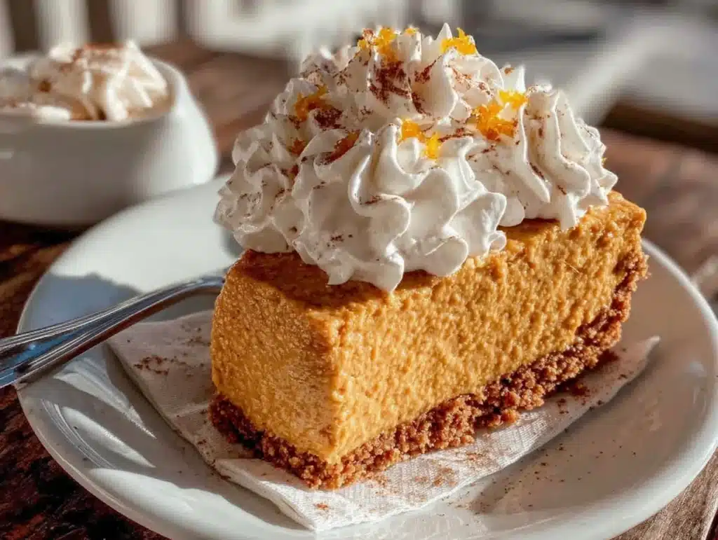 no-bake pumpkin pie - featured image
