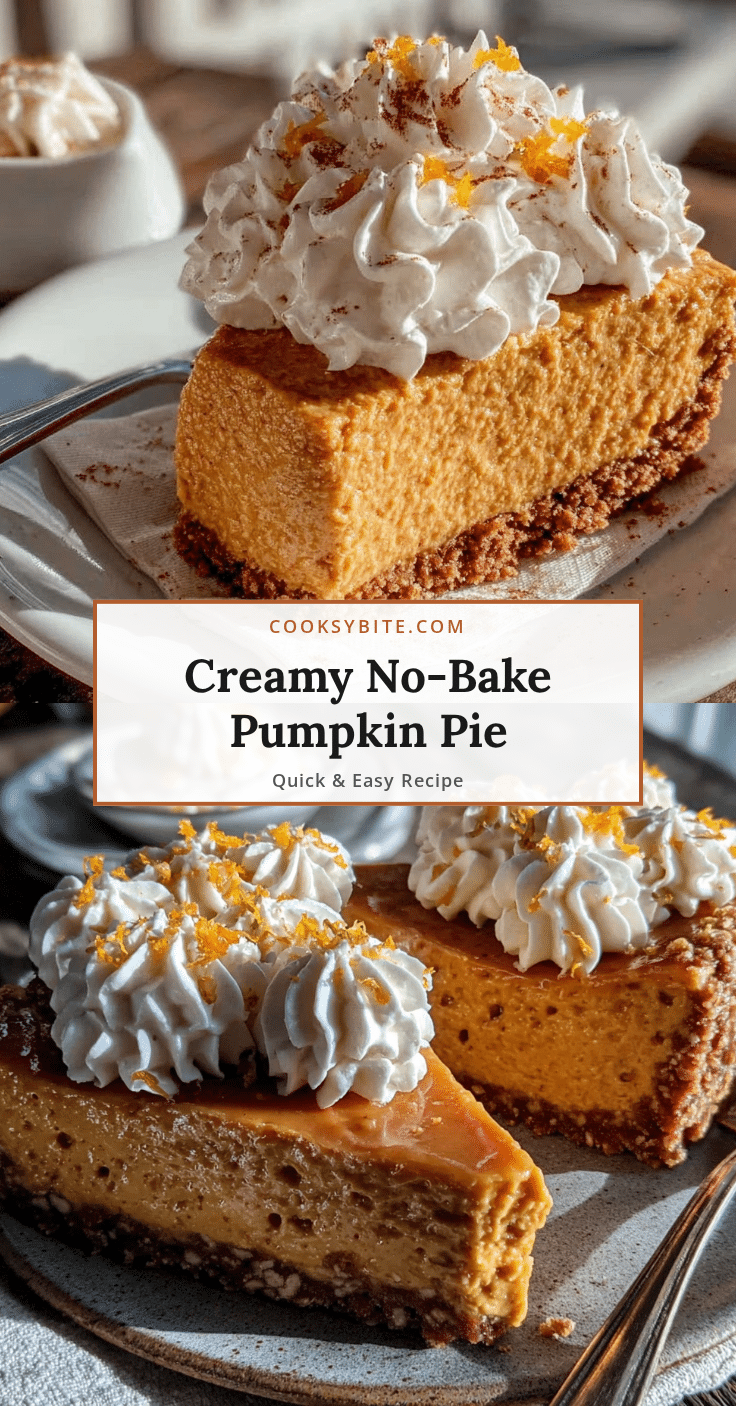no-bake pumpkin pie recipe