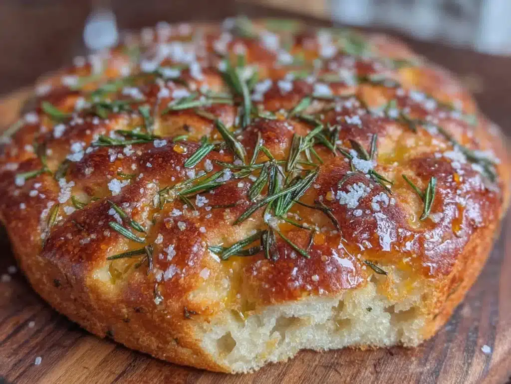 no-knead sourdough focaccia - featured image