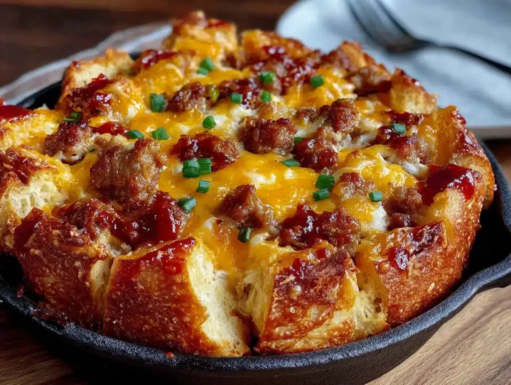 overnight breakfast casserole - featured image