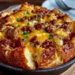 overnight breakfast casserole - featured image