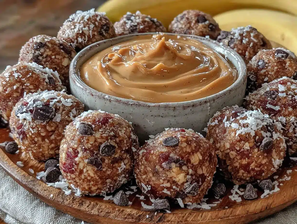 peanut butter banana energy bites preparation steps